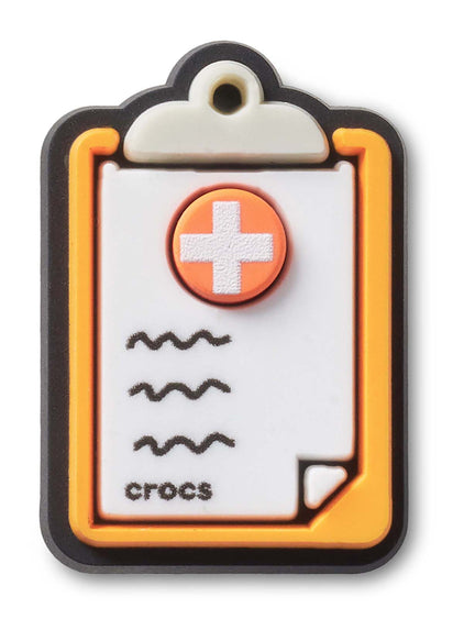 Jibbitz Portapapeles Médico Blanco Crocs