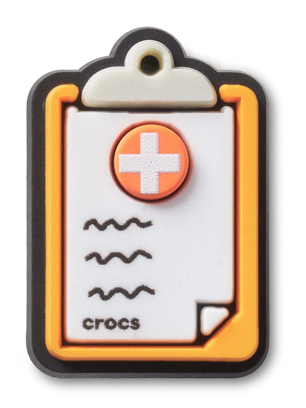 Jibbitz Portapapeles Médico Blanco Crocs