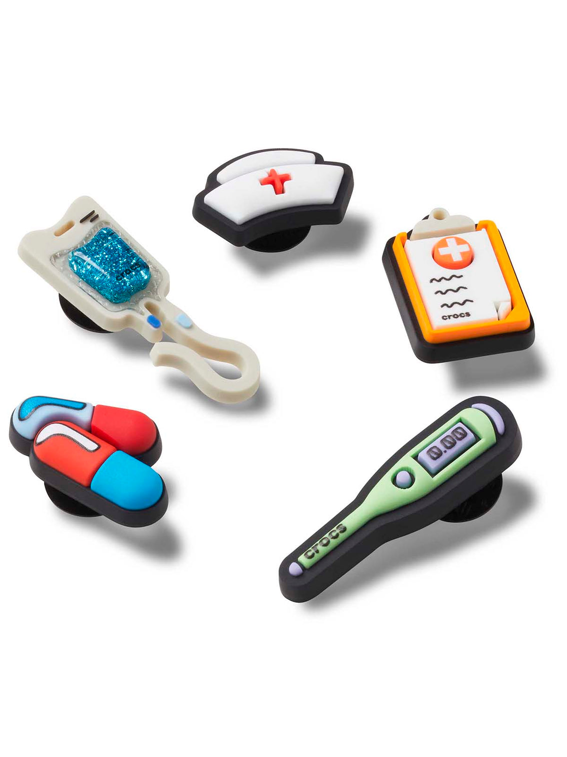 Jibbitz Pack Enfermería At Work Blanco Crocs