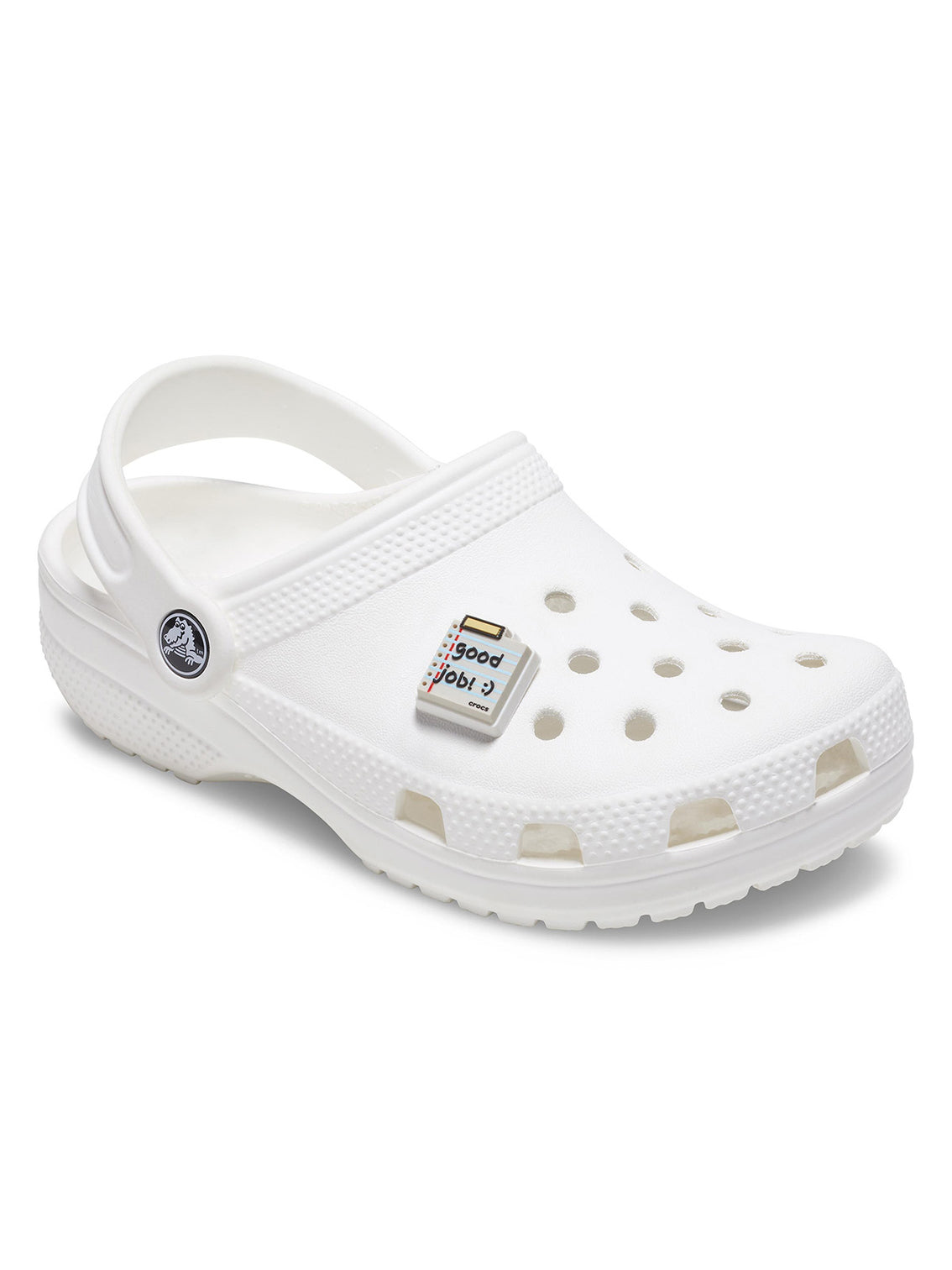 Jibbitz Nota Good Job Blanco Crocs