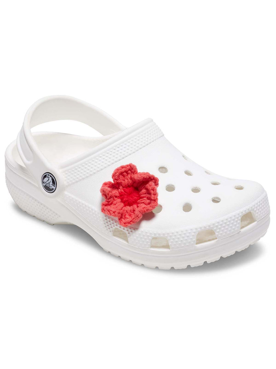 Jibbitz Flor de Crochet Rosado Crocs