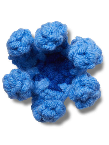 Jibbitz Flor de Crochet Azul Crocs