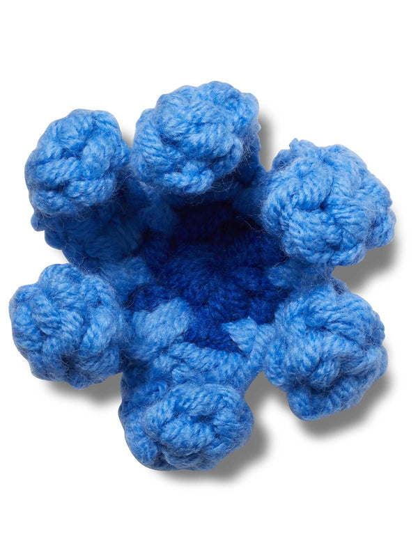 Jibbitz Flor de Crochet Azul Crocs
