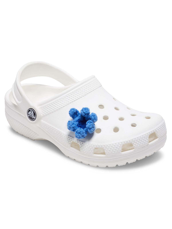 Jibbitz Flor de Crochet Azul Crocs