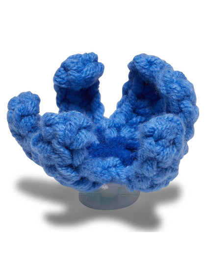 Jibbitz Flor de Crochet Azul Crocs