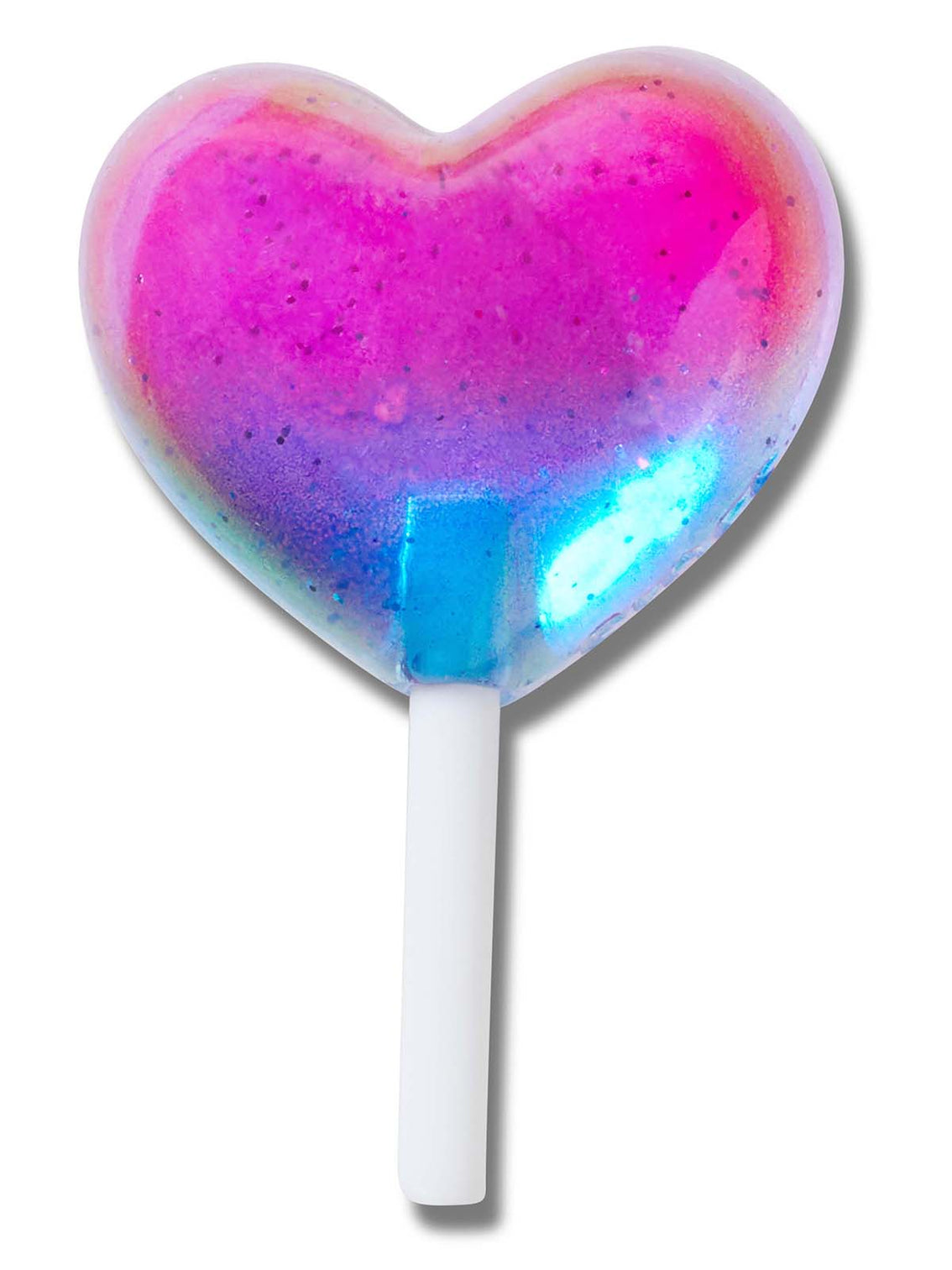 Jibbitz Paleta De Corazón Jelly Rosa Crocs