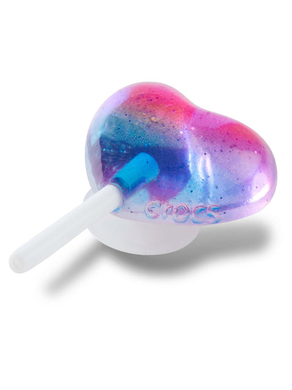 Jibbitz Paleta De Corazón Jelly Rosa Crocs