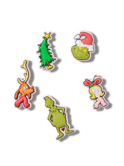 Jibbitz El Grinch Pack 5 Blanco Crocs