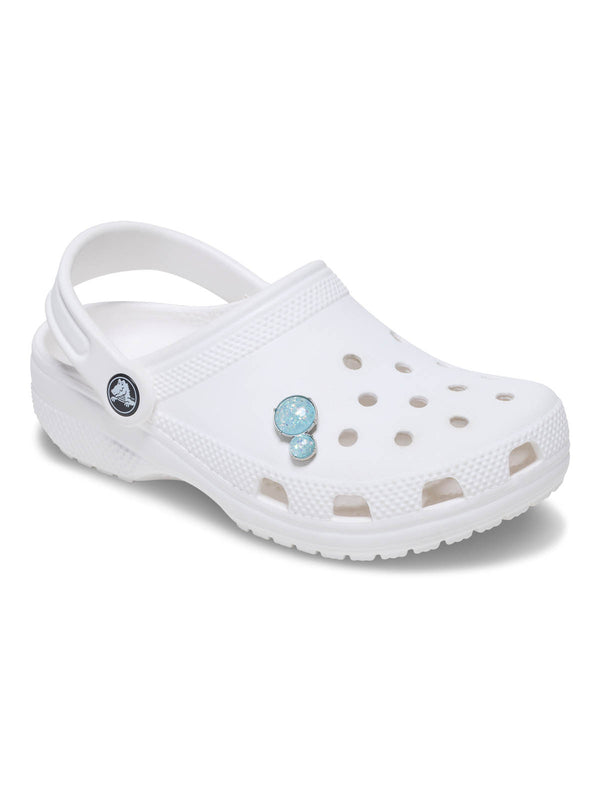 Jibbitz Doble Gema SMT Opalescente Plateado Crocs