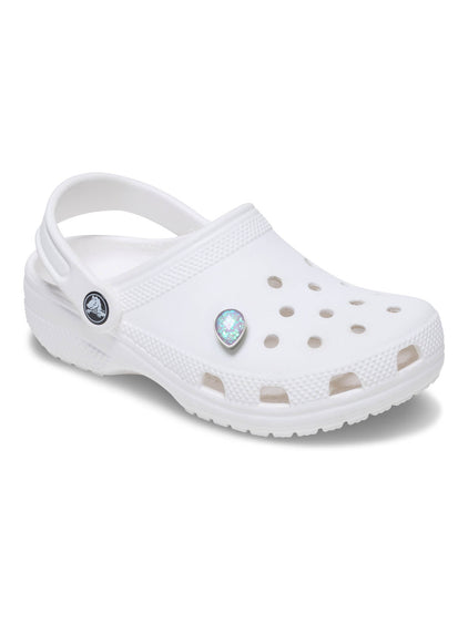 Jibbitz Gema SMT Opalescente Meta Plateado Crocs