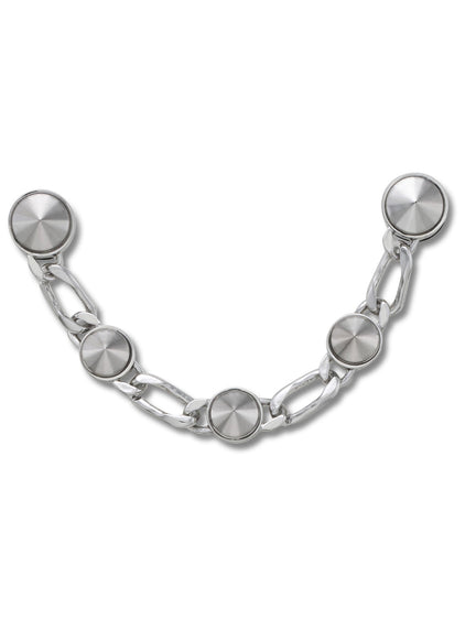 Jibbitz Cadena De Plata Con Tachas Crocs