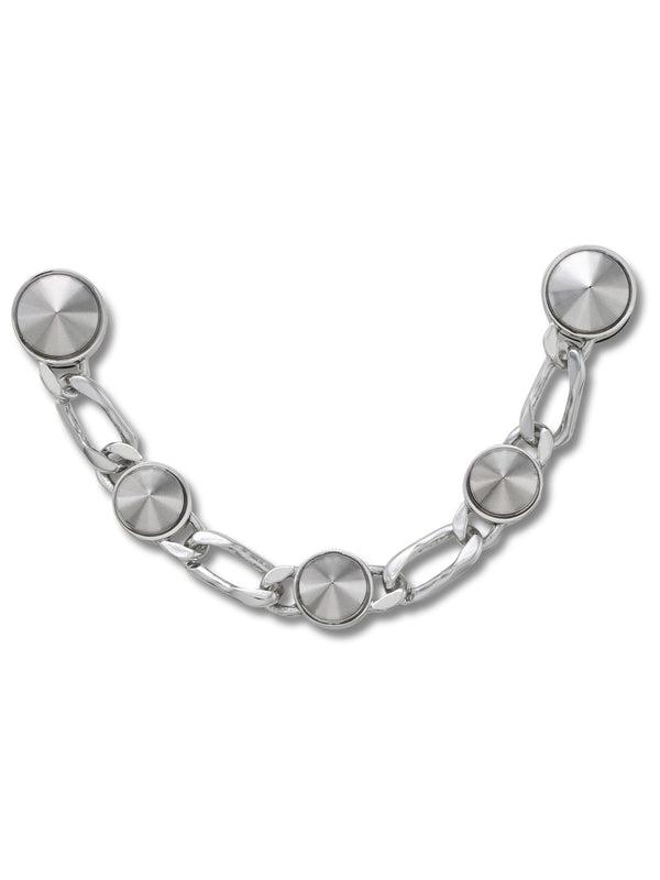 Jibbitz Cadena De Plata Con Tachas Crocs