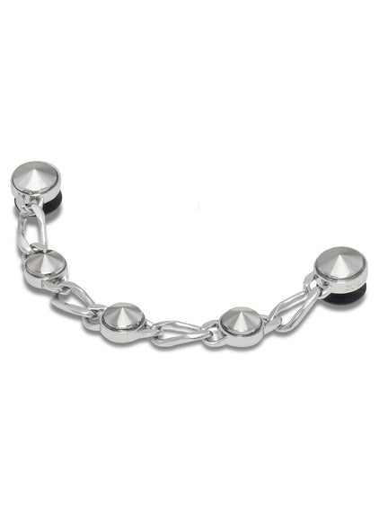 Jibbitz Cadena De Plata Con Tachas Crocs