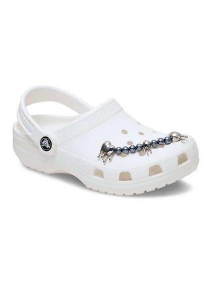 Jibbitz Cadena Plateada Derretida Plateado Crocs