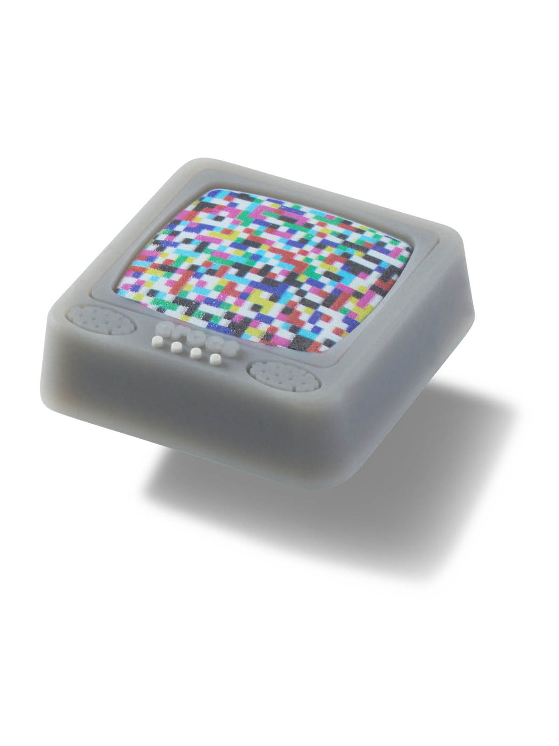 Jibbitz Televisor Pixelado con Luz Gris Crocs