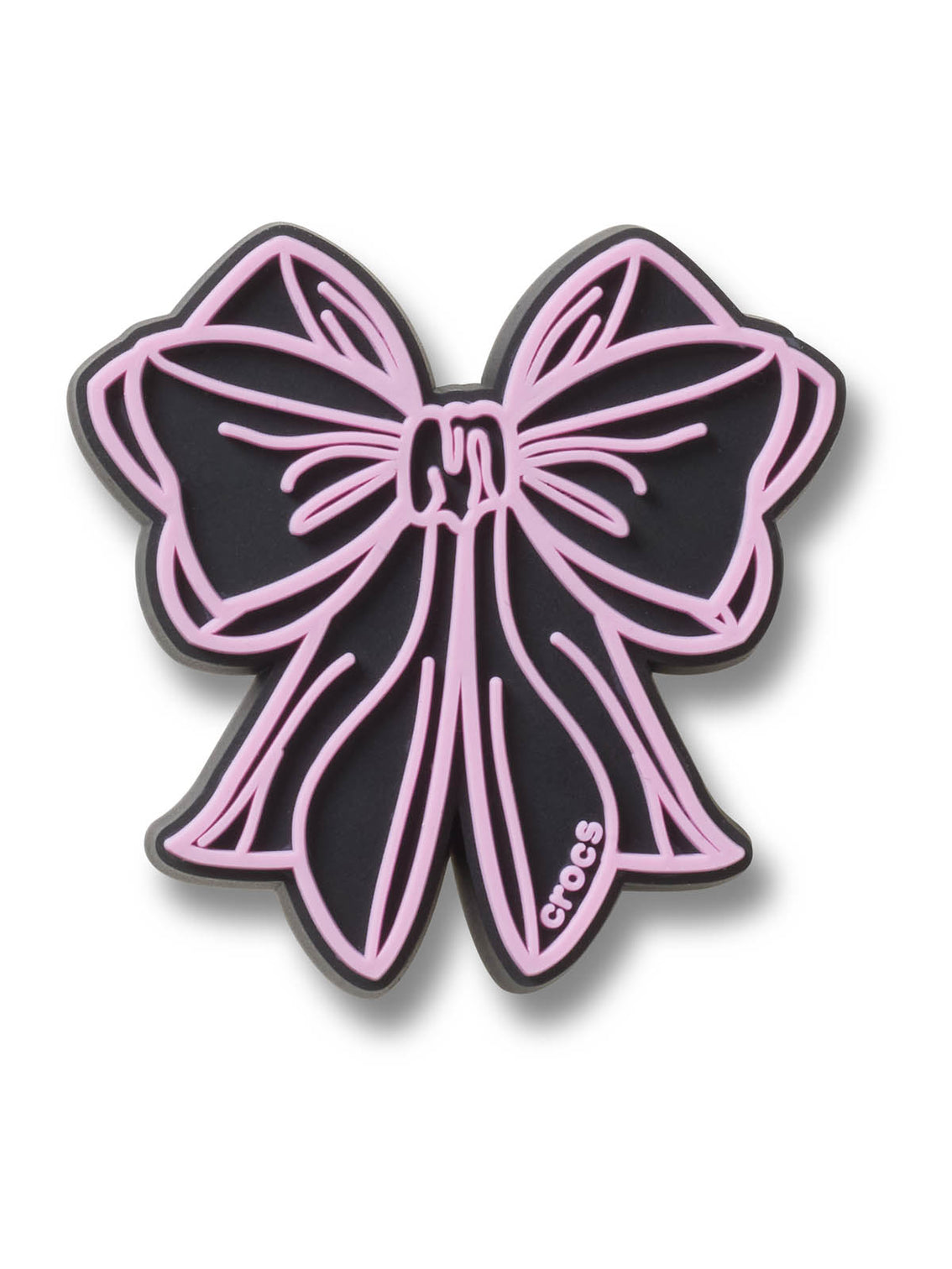 Jibbitz Lazo Rosado con Luz Rosado Crocs