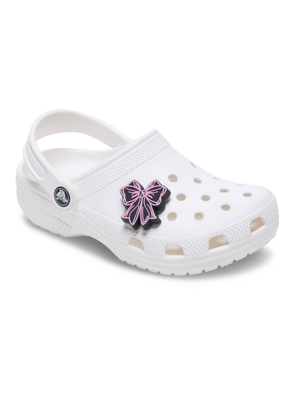 Jibbitz Lazo Rosado con Luz Rosado Crocs