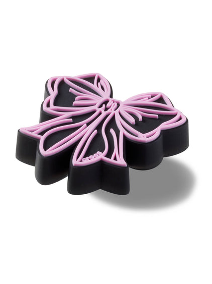Jibbitz Lazo Rosado con Luz Rosado Crocs