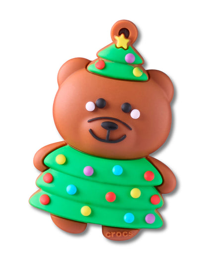 Jibbitz Osito Navideño Colgante Blanco Crocs