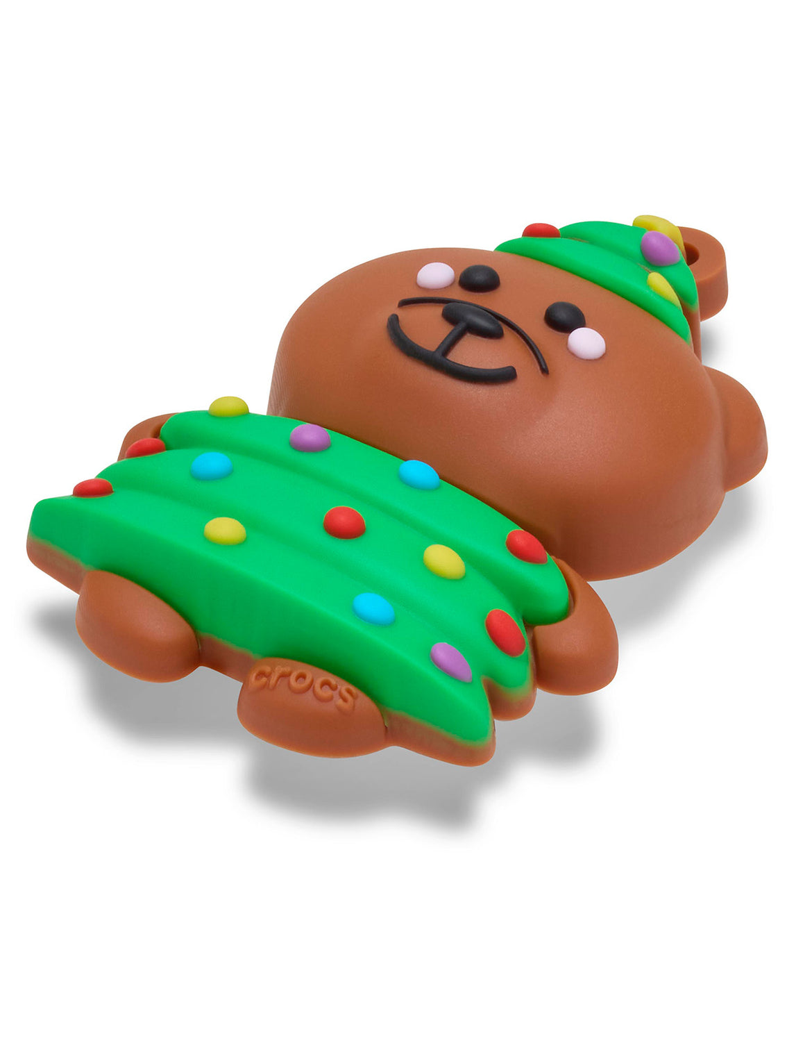Jibbitz Osito Navideño Colgante Blanco Crocs