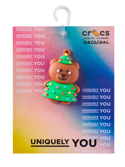 Jibbitz Osito Navideño Colgante Blanco Crocs