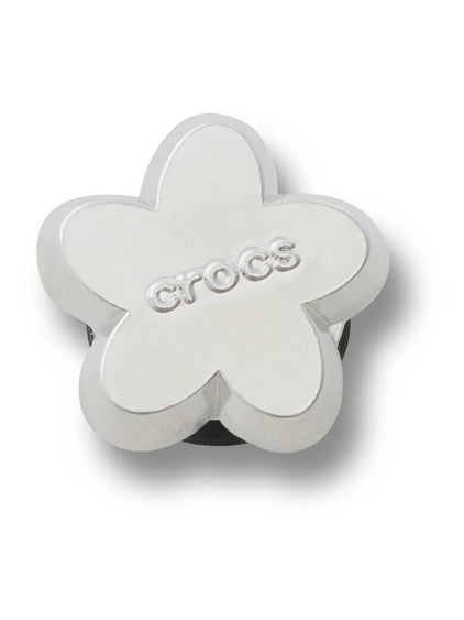 Jibbitz Flor Plateada Plateado Crocs