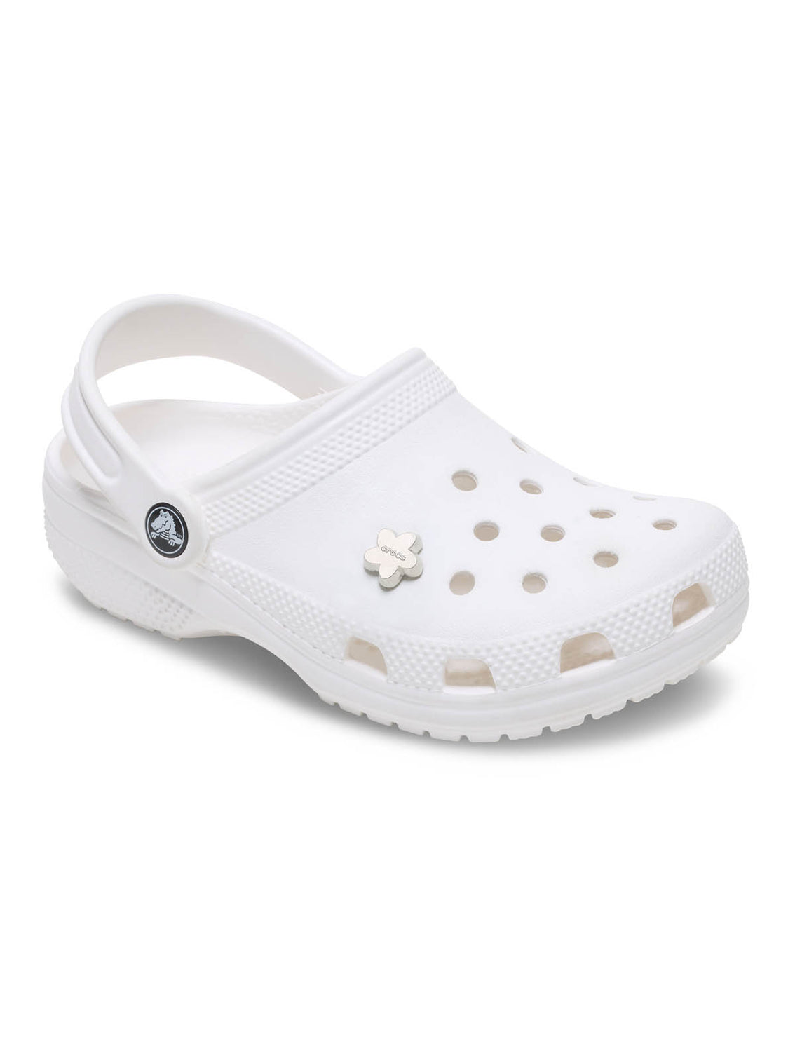 Jibbitz Flor Plateada Plateado Crocs