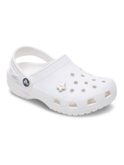 Jibbitz Flor Plateada Plateado Crocs