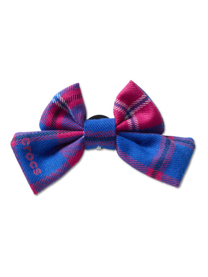 Jibbitz Lazo Cuadrillé Rosado Azul Crocs