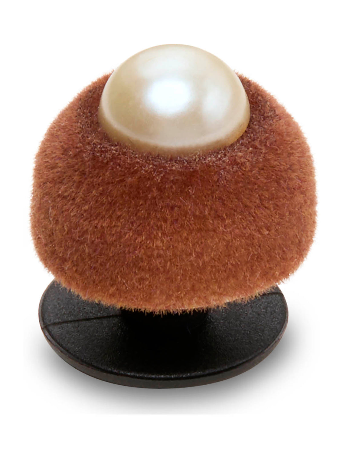 Jibbitz Perla Óxido Terciopelo SMT Café Crocs