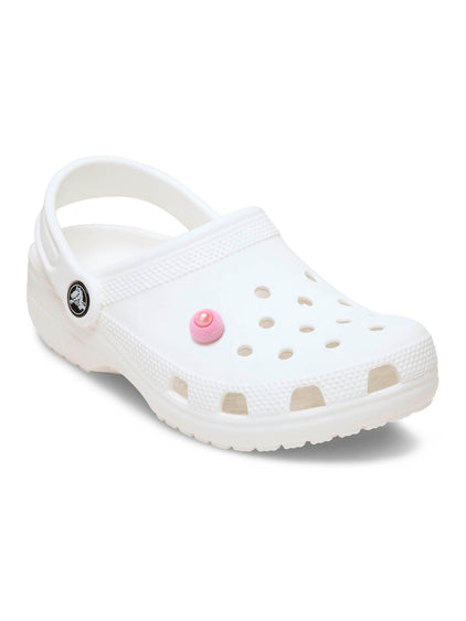 Jibbitz Perla Rosada Terciopelo SMT Rosado Crocs