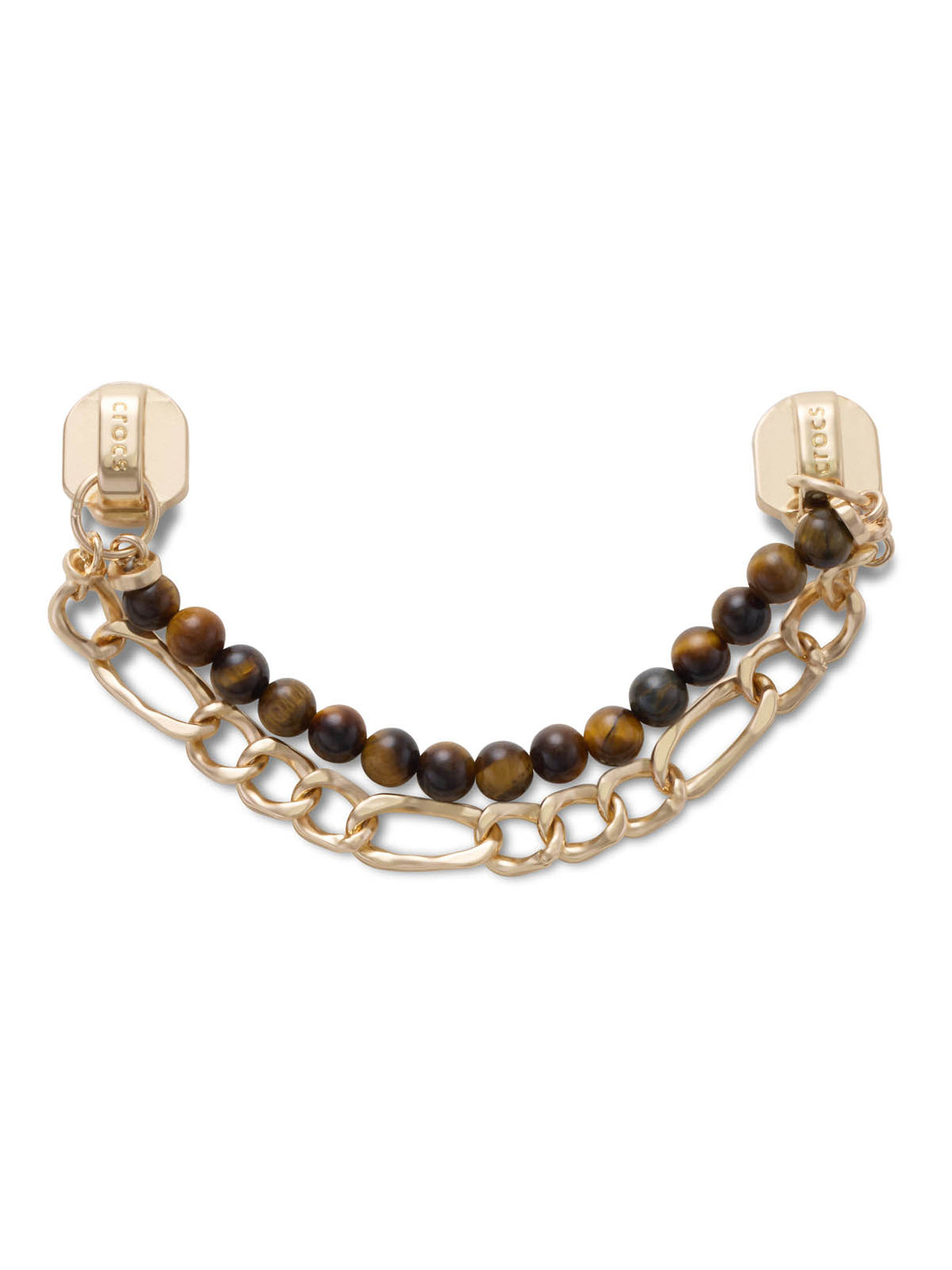 Jibbitz Cadena Doble Dorada Tortuga Dorado Crocs