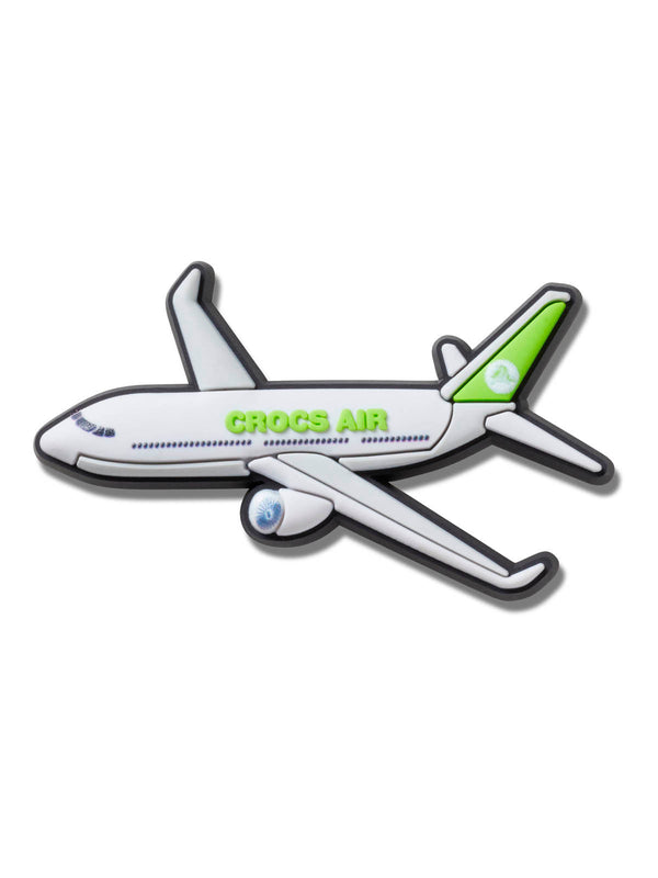 Jibbitz Avión Comercial Gris Crocs