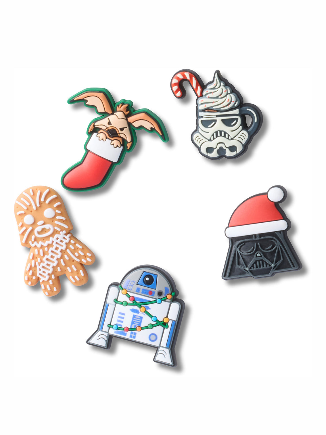 Jibbitz Navidad Star Wars Pack 5 Blanco Crocs