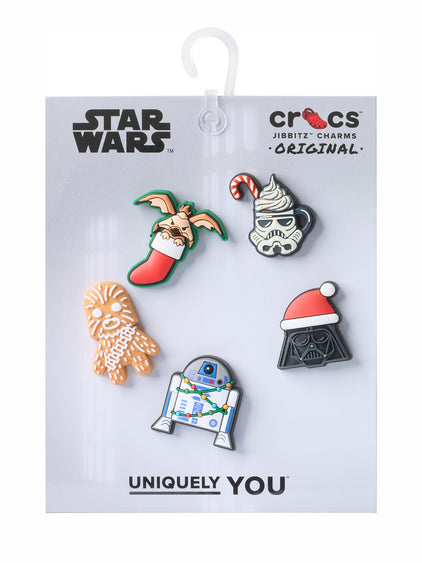 Jibbitz Navidad Star Wars Pack 5 Blanco Crocs