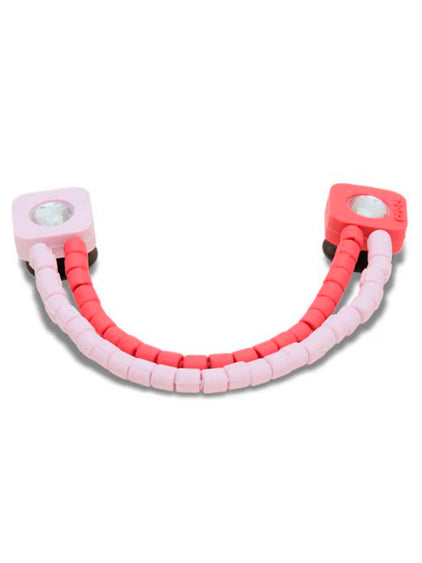 Jibbitz Cadena Mostacillas Rosas y Rojas Crocs