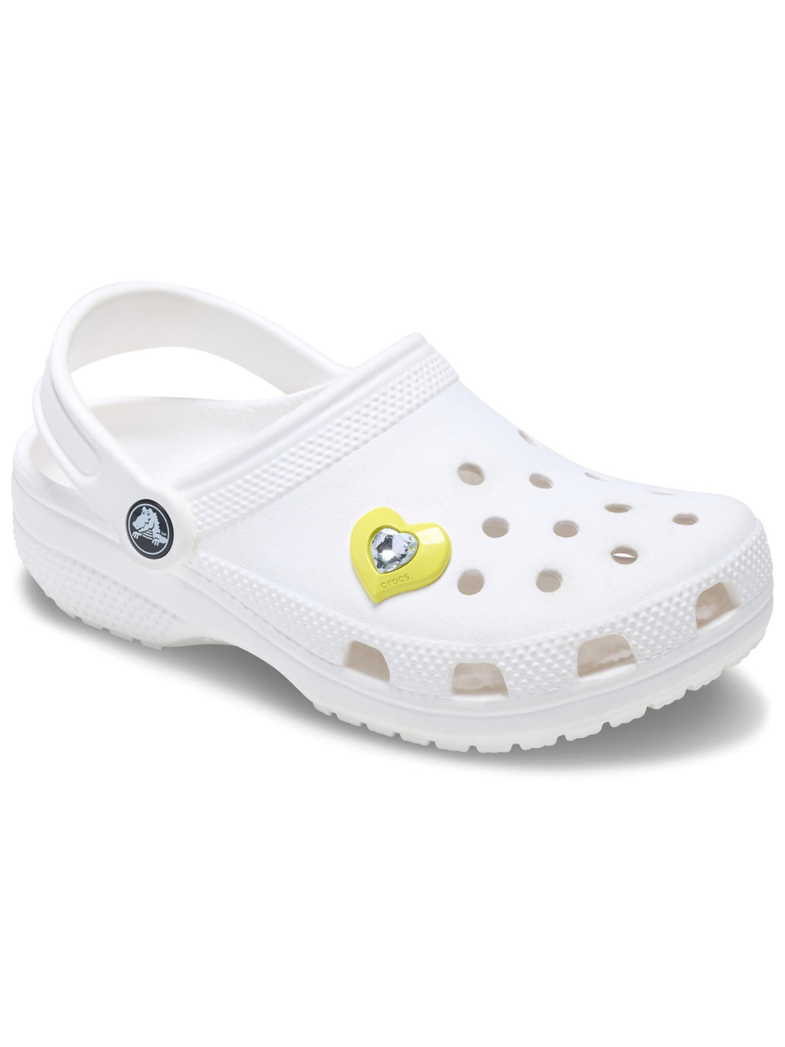 Jibbitz Corazón con Gema Amarillo Crocs