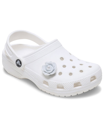 Jibbitz Flor Morada Con Perla Crocs