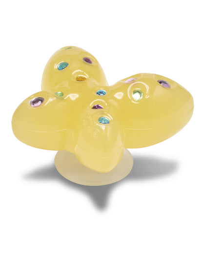 Jibbitz Mariposa De Gema Amarilla Crocs