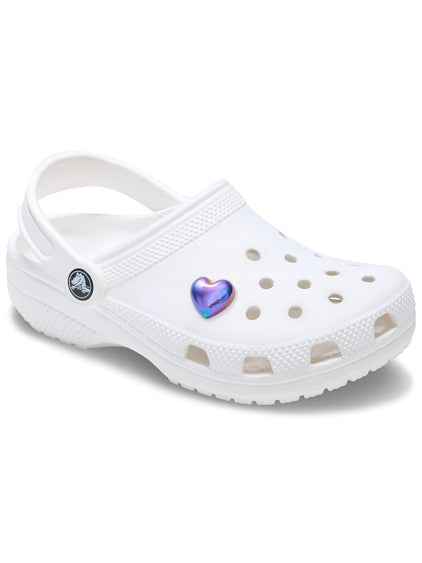Jibbitz Corazón Tornasol Metalizada Crocs