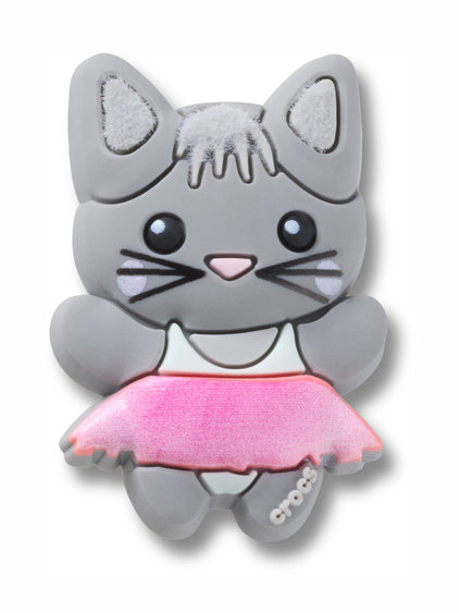Jibbitz Gatito Ballerina Rosa Crocs