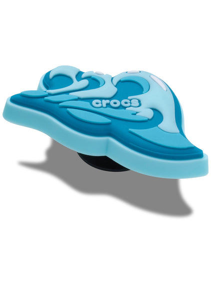 Jibbitz Ola de mar Triple Azul Crocs