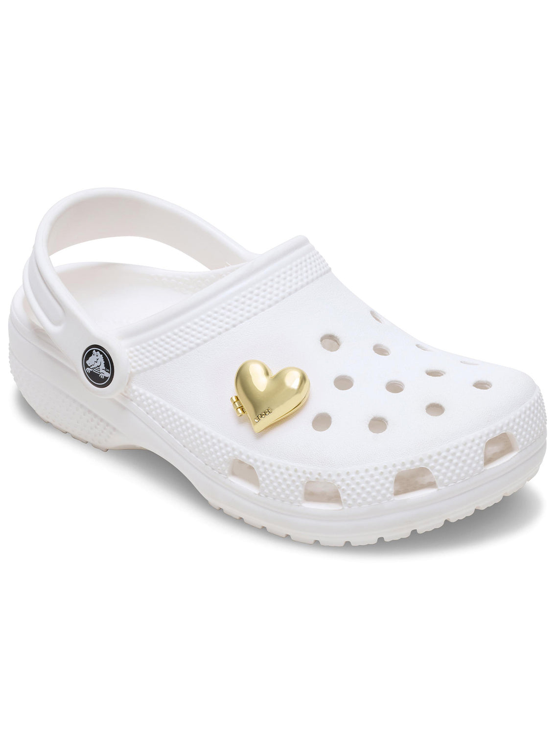 Jibbitz Medallón Corazón Dorado Plegable Crocs