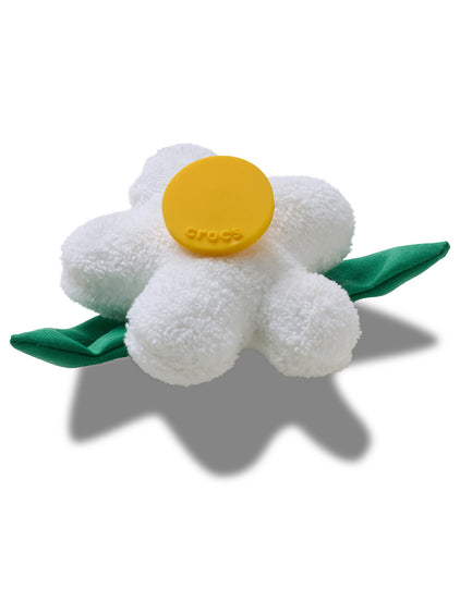 Jibbitz Flor con sonido grabado blanca Crocs