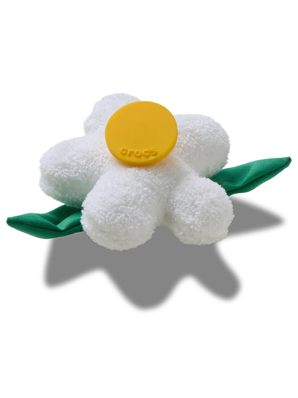 Jibbitz Flor con sonido grabado blanca Crocs