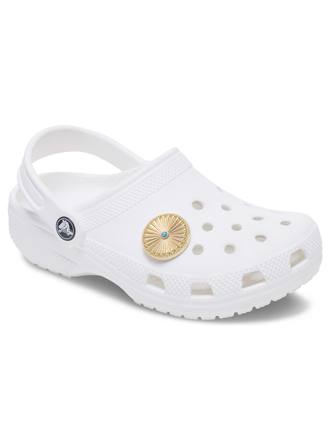 Jibbitz Pendiente Western De Oro Turquesa Crocs
