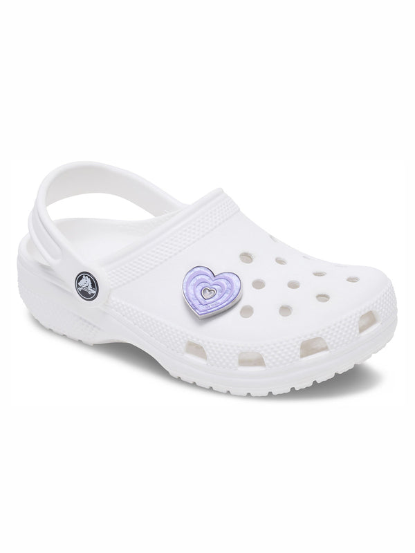 Jibbitz Corazón Púrpura Jaspeado Crocs