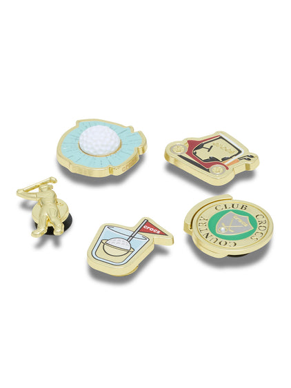 Jibbitz Country Club Golf Pack de 5 Crocs
