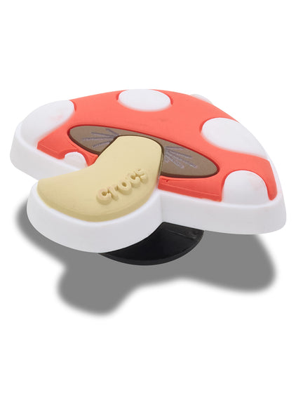 Jibbitz Speckled Mushroom Rojo Crocs
