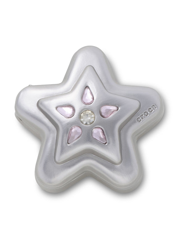 Jibbitz Medallón Estrella De Plata Crocs